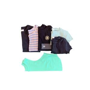 Y2K-Crop Top-6 Piece Bundle-Tween-Multi Color-Girls-S